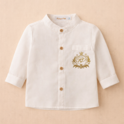Cotton white Shirt by Richard Polo